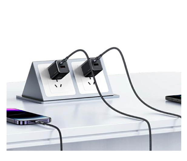 USAMS Kabel USB-C na Lightning 30W 1,2m czarny - 1569129 - zdjęcie 5